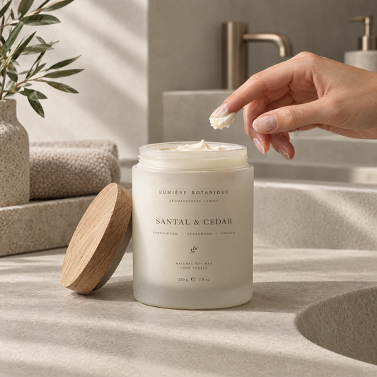 LuluuDew Santal & Cedar Candle
